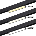 359952 PORT NT25 214 черный Трековый светильник с переключ. цв. темпер. IP20 LED 3000К\4000К\6000К 18W 90-240V VECTOR