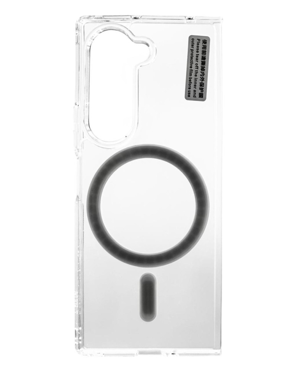 Накладка для Samsung Galaxy Z Fold 6 силикон MagSafe Clear Case