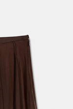 КОМБИНИРОВАННАЯ СТРУЯЩАЯСЯ ЮБКА — ZW COLLECTION — ZARA