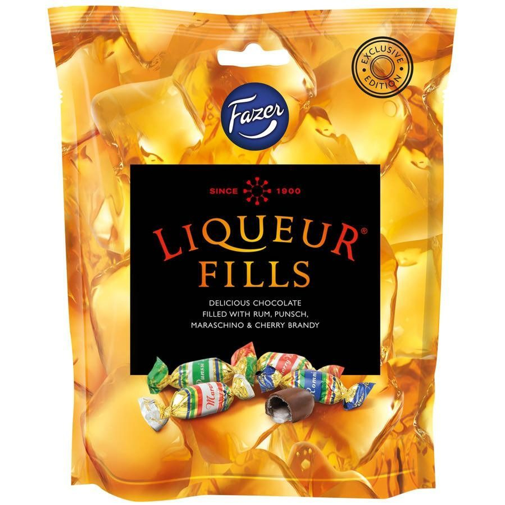 Конфеты Karl Fazer LIQUEUR FILLS ассорти 165 г 1шт (Из Финляндии)
