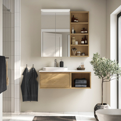 IKEA HAGAÅN  (ИКЕА ХАГАОН)  -  Шкафчик открытый - имитация дуба 40x48x33 см