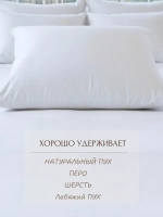 Комплект наперников 50х50 белых, 2 шт.