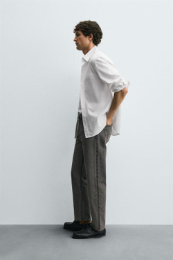 ZARA ДЖИНСЫ STRAIGHT FIT REGULAR, СЕРЫЙ