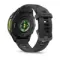 Умные часы Garmin Forerunner 970 угольно-серый DLC Titanium с черным корпусом и черным/прозрачным белым ремешком