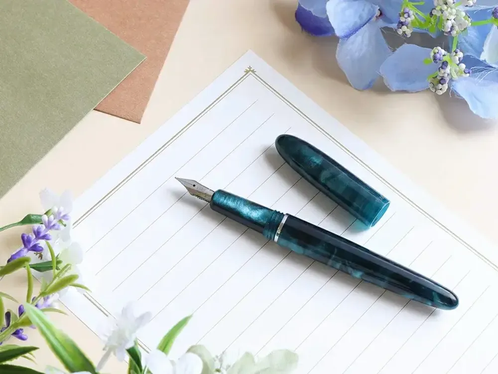 Перьевая ручка Wancher Mofu Pen - Blueberry с пером M (Mofu-Blueberry) 3