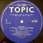 Сборник Folk Songs - A Collection Of Ballads And Broadsides (Англия 1970г.)