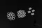 Набор металлофурнитуры белый 001, 10 мм