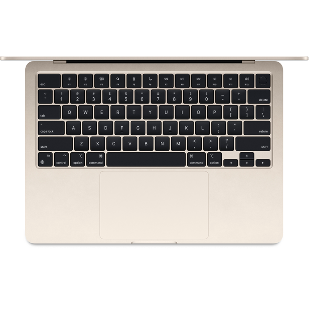Ноутбук Apple MacBook Air 13 (M4, 10C/10C), 24/512GB, Starlight (Сияющая звезда) MC6A4