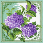 "Гортензия"-1348 канва с рисунком