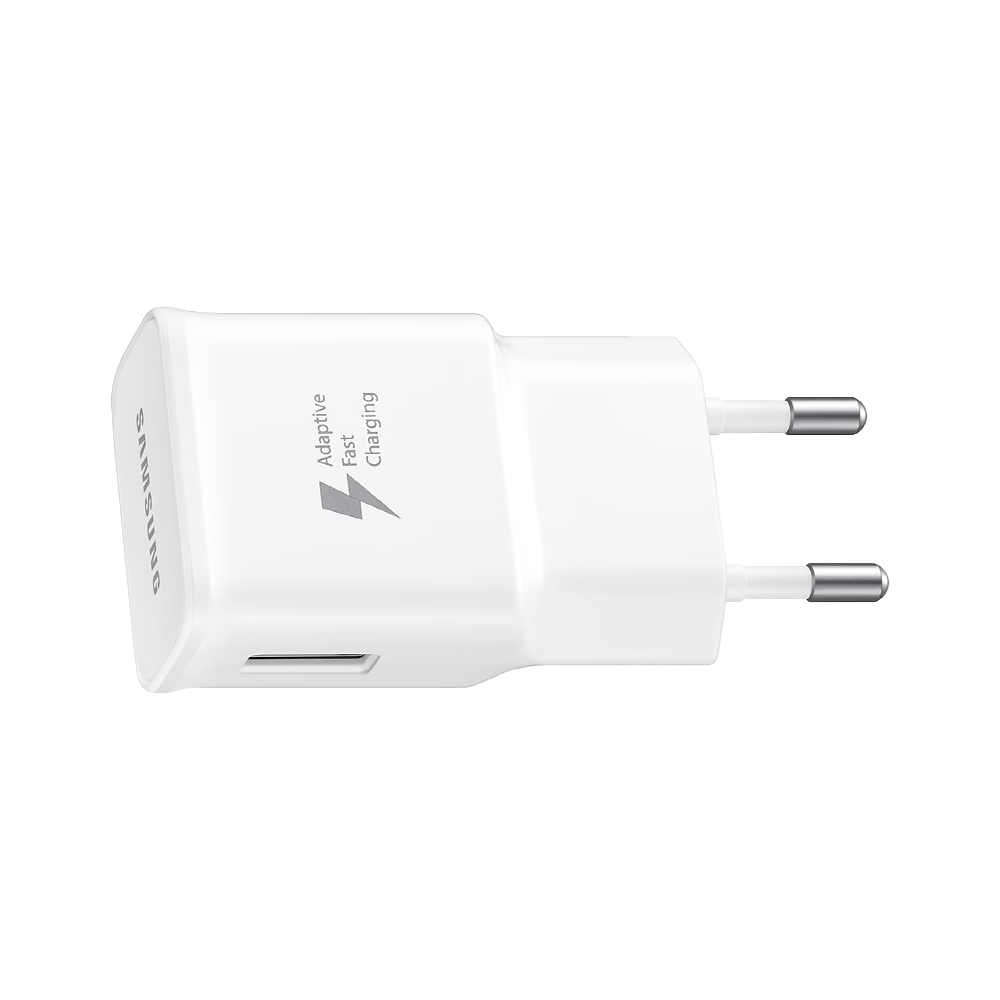 Сетевое зарядное устройство Samsung EP-TA20, USB-A + кабель Type-C, 15Вт, White (Белый)