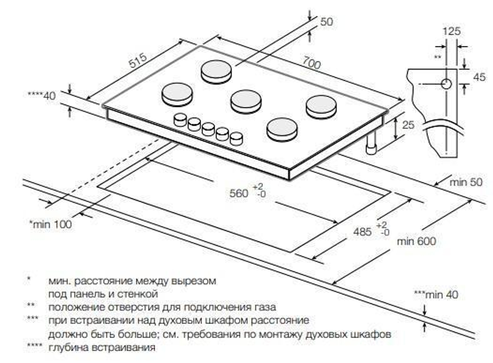 Варочная панель Graude GS 70.1 C