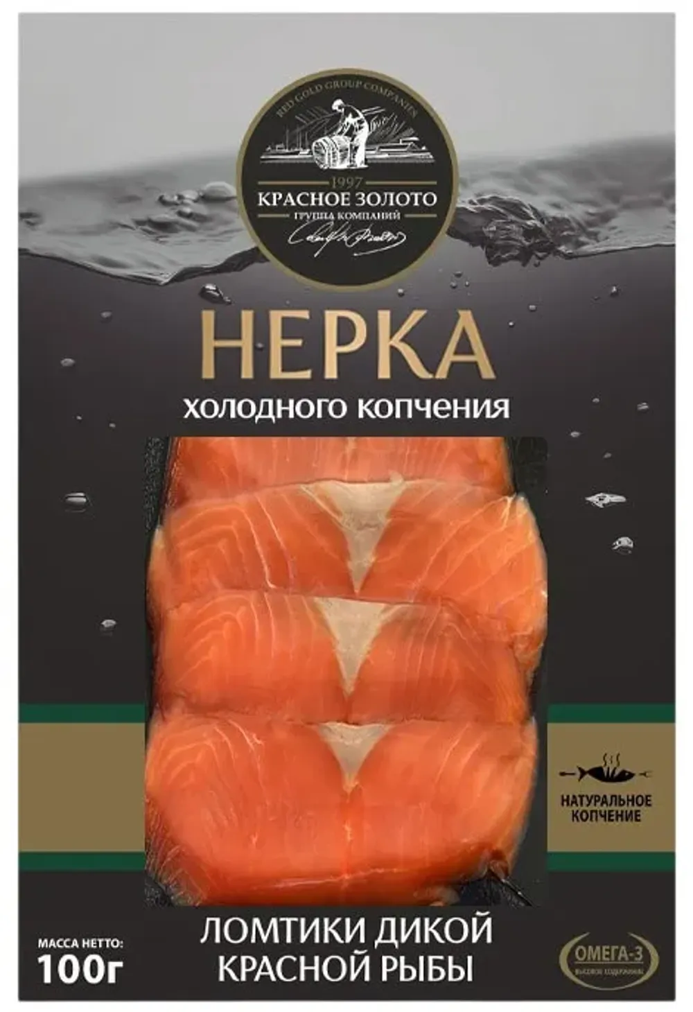 НЕРКА ломтики с/с 100г Красное Золото