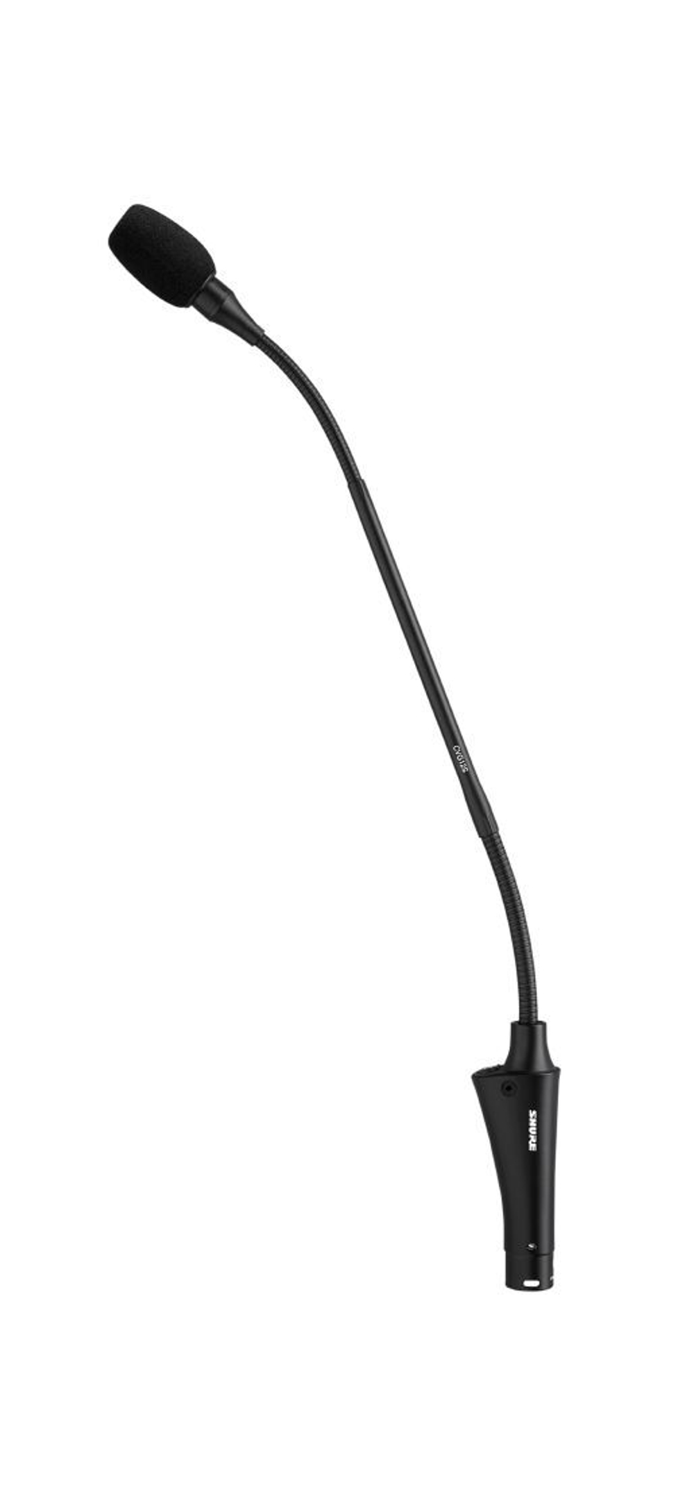 SHURE CVG12S-B/C конденсаторный кардиоидный микрофон на гибком держателе с выключателем, встроенный преамп, черный, длина 30 см.