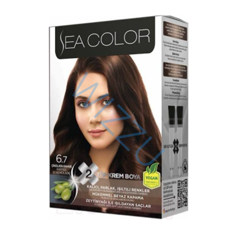 Краска для волос Eva Color Hair 6.7 Шоколадный кофе