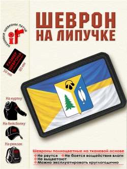 Шеврон "Флаг и герб Нижневартовска" dtf