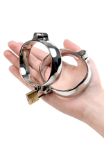 Наручники Toyfa Metal серебристые 8 см