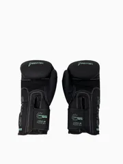 Перчатки боксерские Fighter черно-бирюзовые