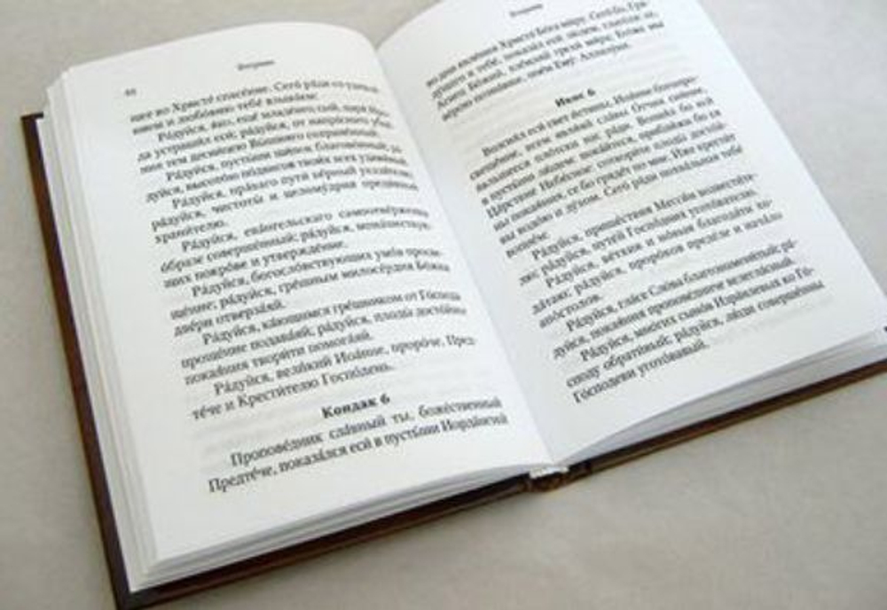 Каноны и акафисты на всю седмицу