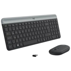 Комплект беспроводной Logitech Wireless Combo MK470 Black USB ( 920-009204 )