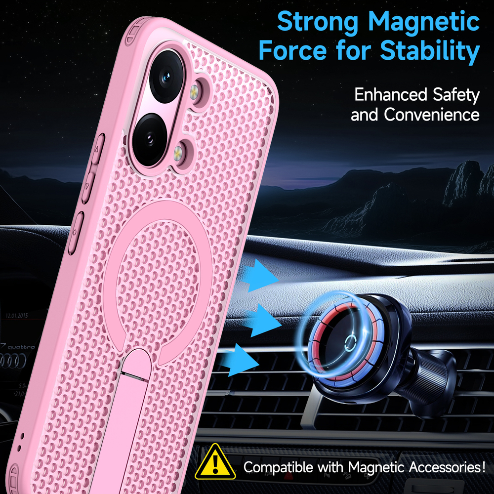 Прозрачный чехол Mesh Pro Magnetic Case для Poco X8 Pro Max 5G