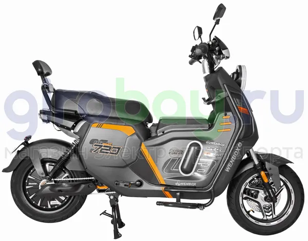 Электроскутер WENBOX U7 2000W (60V/52Ah) - Серый, АКБ LiFePO4 фото №5