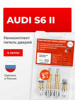 Ремкомплект (втулки) петель дверей Audi S6 (II) [Кузов: C5; 4B2] (4 петли, RPD1317-4) 1998-2005