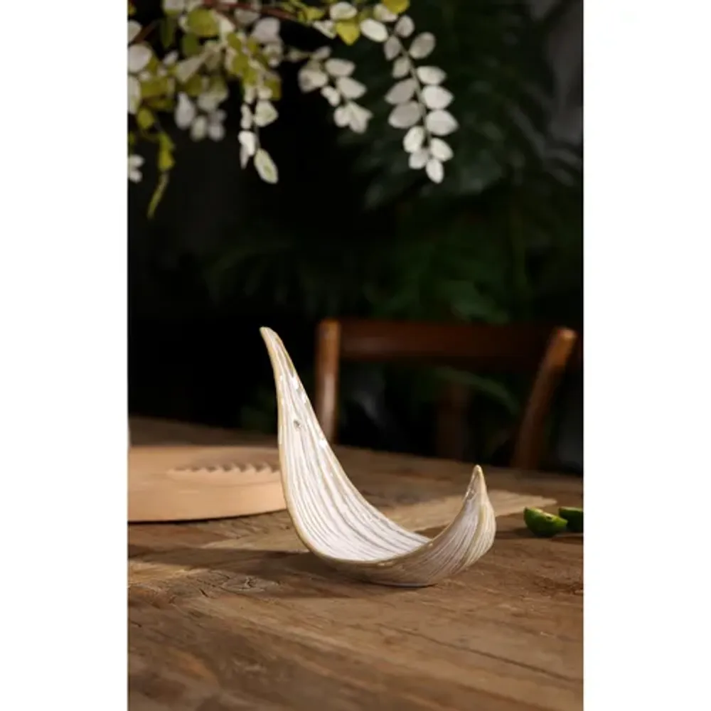 Блюдо для подачи 22*7,5 см h13 см для закусок Gray Leaf Frutti di Mare P.L. [1]