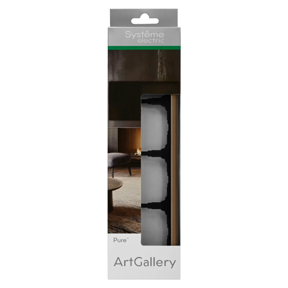 ARTGALLERY PURE 4-постовая РАМКА, ОРГАНИЧЕСКОЕ СТЕКЛО ШАМПАНЬ