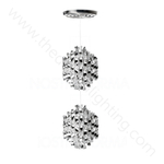 Pendant design lamp  Spiral SP02 by Verpan Panton (Silver)