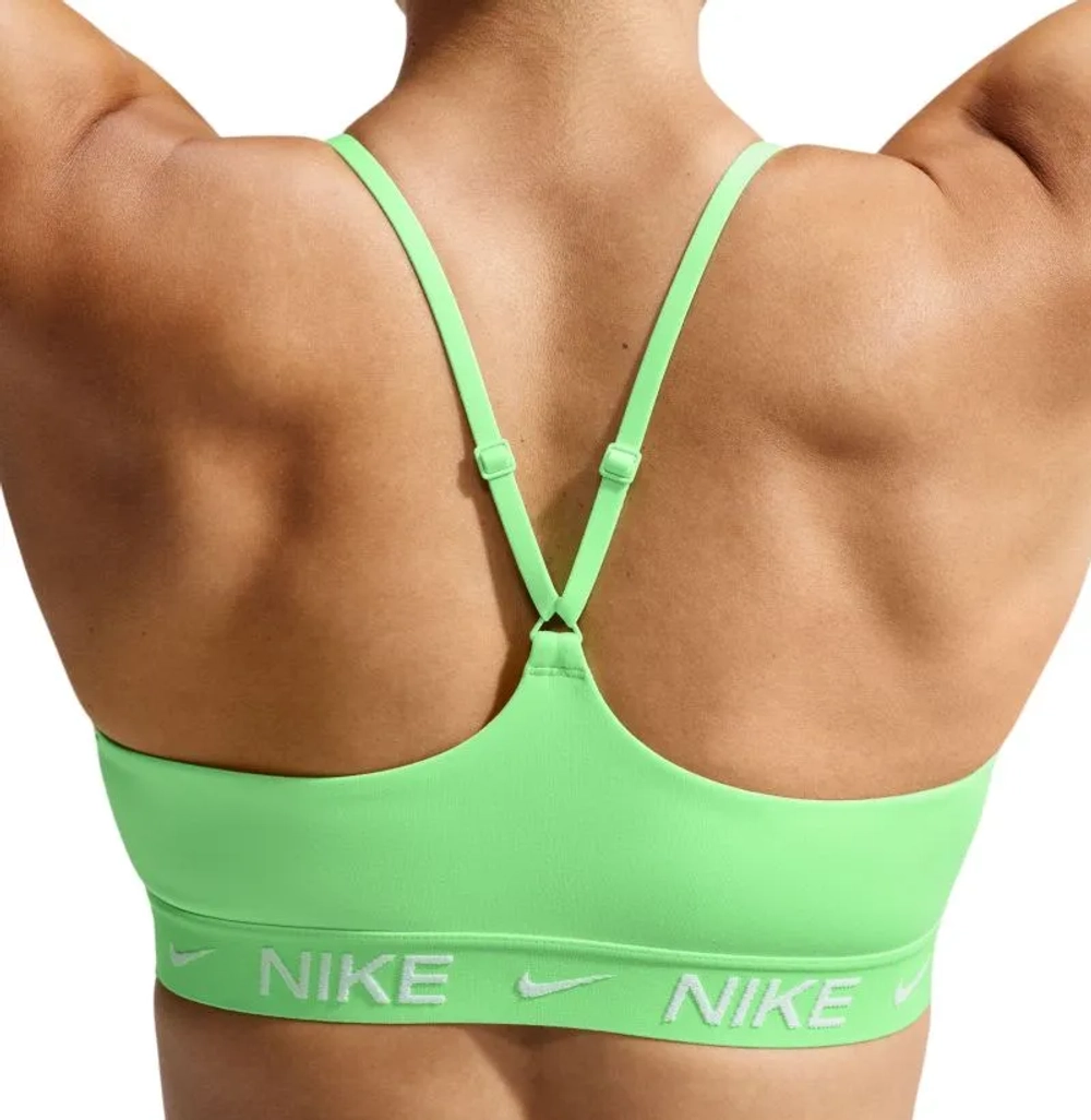 Теннисный бюстгальтер Nike Indy Light Support Padded Adjustable Sports - illusion green