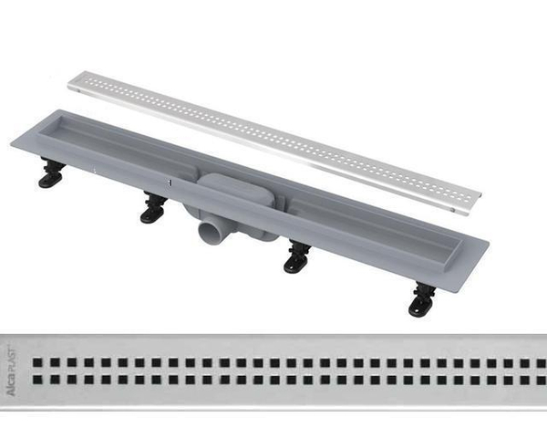Душевой лоток 55 см решетка хром Alcadrain (Alcaplast) APZ9-550M Simple