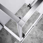 Душевой уголок Slim-N VSR-4SN9010CL, 1000*900, хром, стекло прозрачное