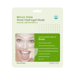 BeauuGreen Micro Hole Snail Hydrogel Mask, 30g - Гидрогелевая маска с муцином улитки