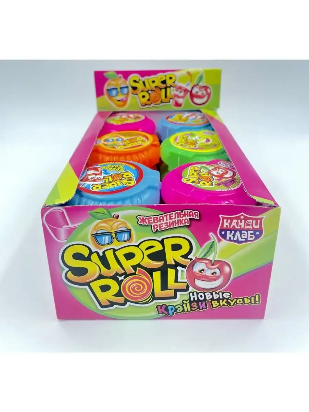 Жевательная резинка Super Roll Крейзи вкусы