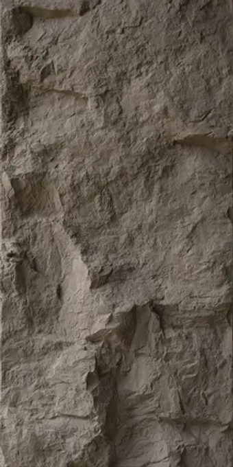 Полиуретановая панель под камень, Вулканический Серый / PU ROCK STONE VOLCANIC GREY
