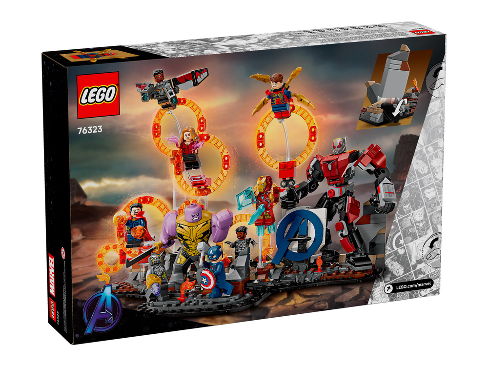 Конструктор Лего Марвел Супергерои Мстители Финальная битва | LEGO Marvel Super Heroes 76323 616 деталей 10+