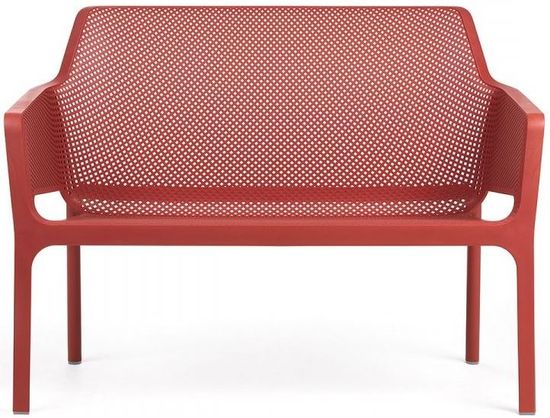 Диван пластиковый Net Bench Nardi цвет коралловый