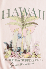 Футболка с принтом — Пыльно-розовый/Hawaii - H&M