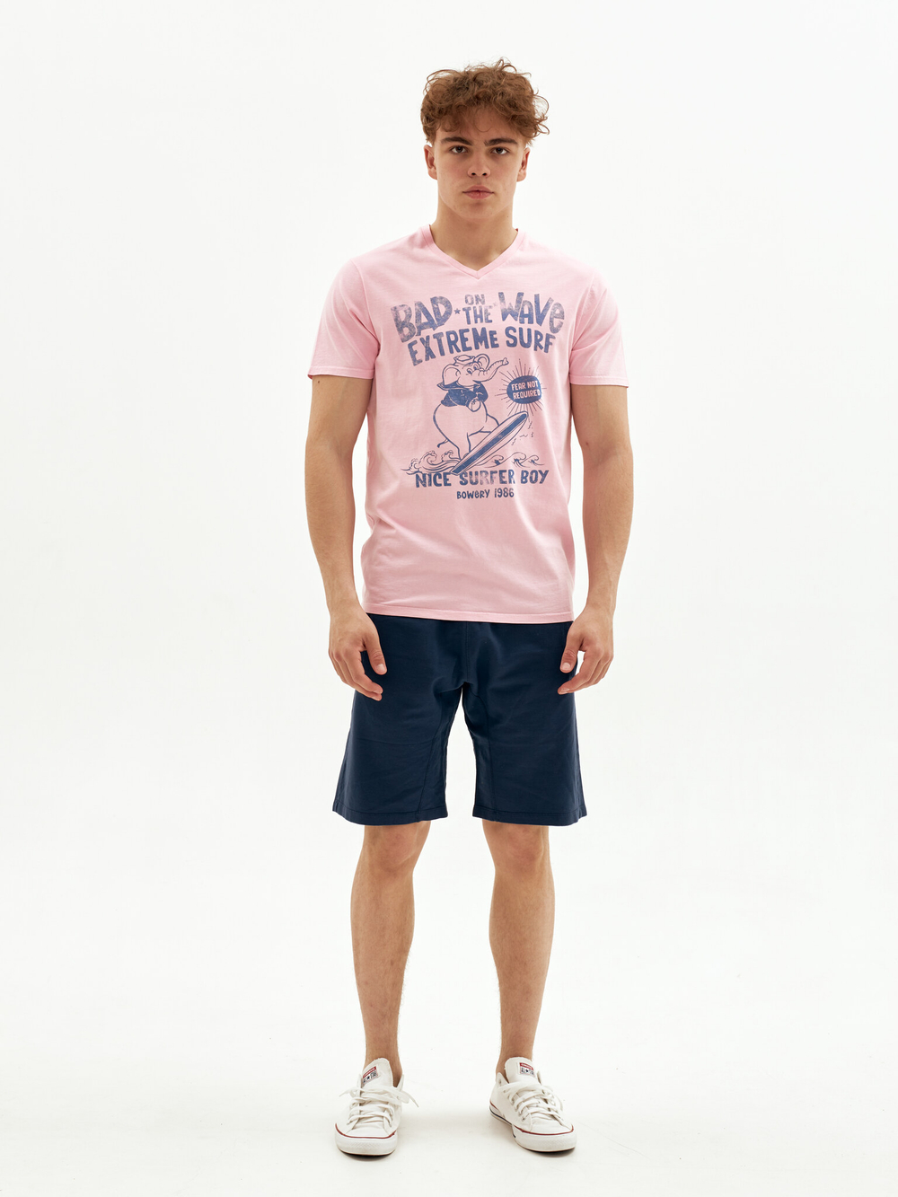 Футболка Bowery NYC "Extreme Surf" Orchid Pink