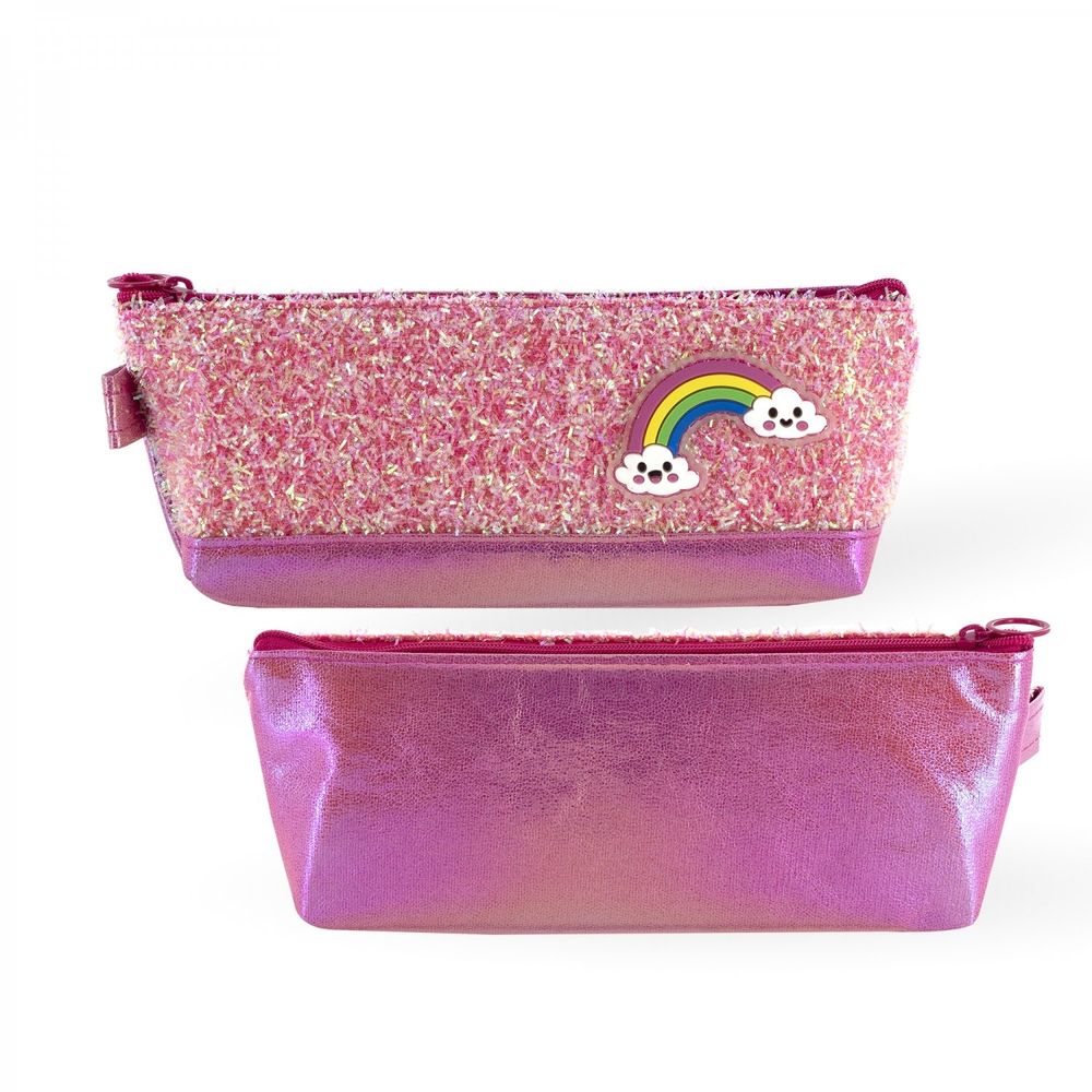 Пенал - косметичка Alingar, ПВХ-голографика, молния, 90 х 220 мм, "Rainbow", розовый (радуга) Пенал - косметичка Alingar, ПВХ-голографика, молния, 90 х 220 мм, "Rainbow", розовый (радуга)