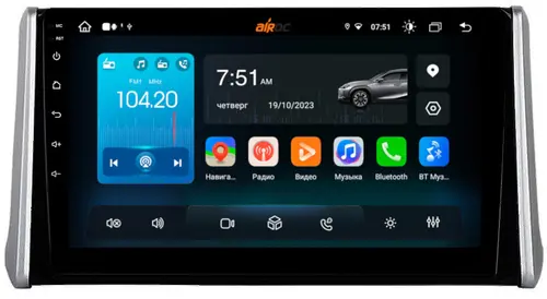 Магнитола для Toyota RAV4 50 2019-2024+ (рынок РФ и ОАЭ) - Airok RX-1130 Android 13, Быстрая, SIM-слот