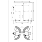Автоподъемник двухстоечный ROSSVIK V2-4LB г/п 4.0т, 380В