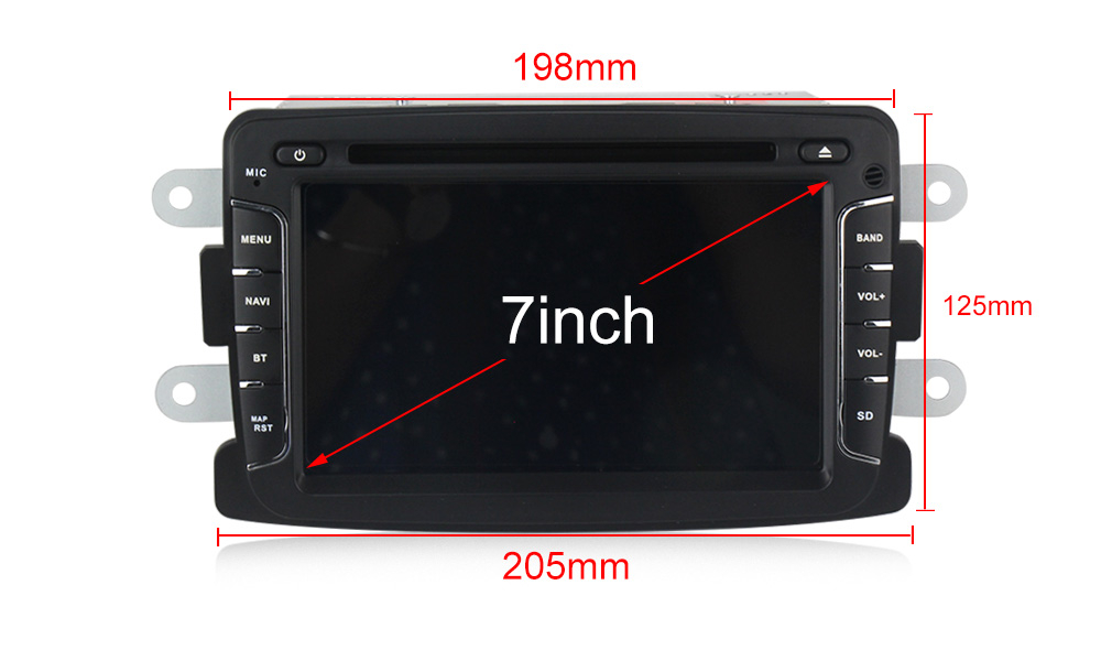 Установочный комплект для RENAULT Duster 2010-2016+, Sandero/Logan 2014+, captur 2016+, Lada Xray 2016+  KUBERG MKD-R701-P30