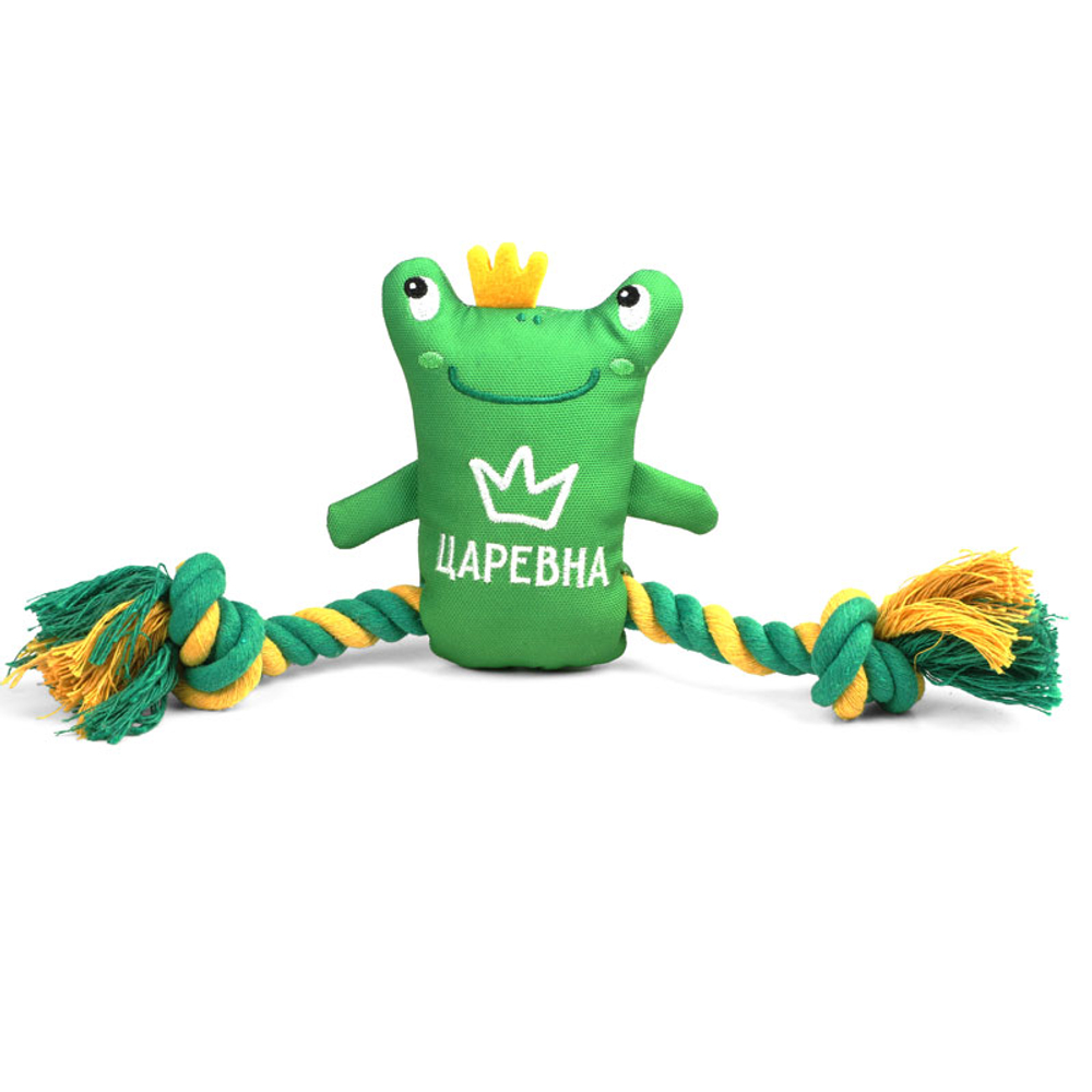 Triol Игрушка для собак мягкая "Царевна-лягушка", 120/220мм