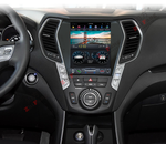 Магнитола для Hyundai Santa Fe 3 DM 2012-2018 (климат на ШГУ) - Kuberg ZF-1157-Q6 вертикальный экран 10.4" в стиле "Тесла" на Android 11, CarPlay, 4G SIM-слот