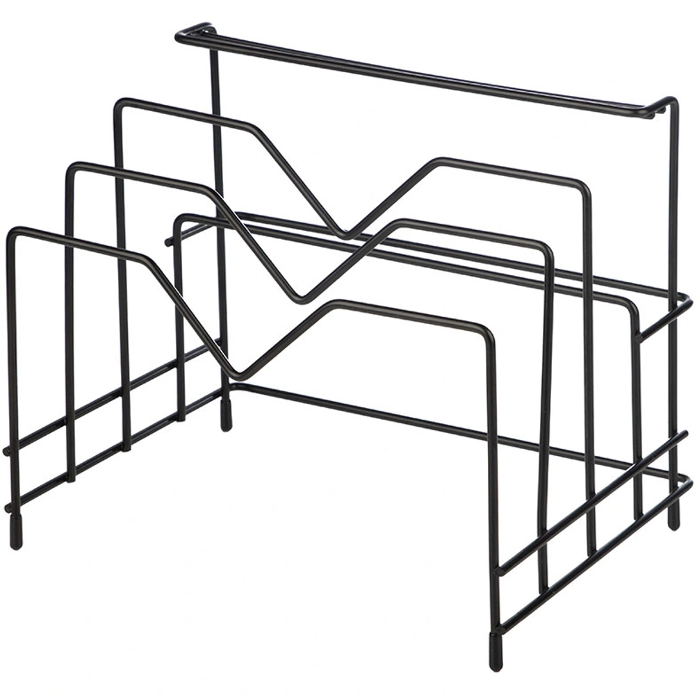 Держатель настольный для крышек/досок L’ordine Nero, 26,5*19*21 см