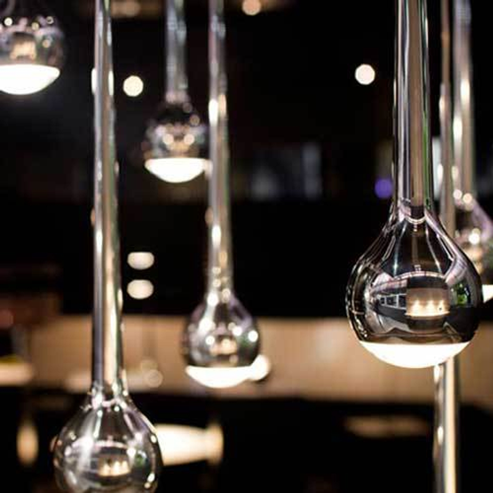 люстра Tobias Grau Falling Waters ( 3 lamps+silver )