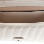GUCCI GG Marmont Quilted Leather Shoulder Bag, Crossbody Bag Small Women"s White