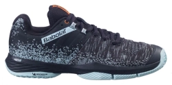Женские кроссовки для padel Babolat Sensa Woman - black/tanager turquoise
