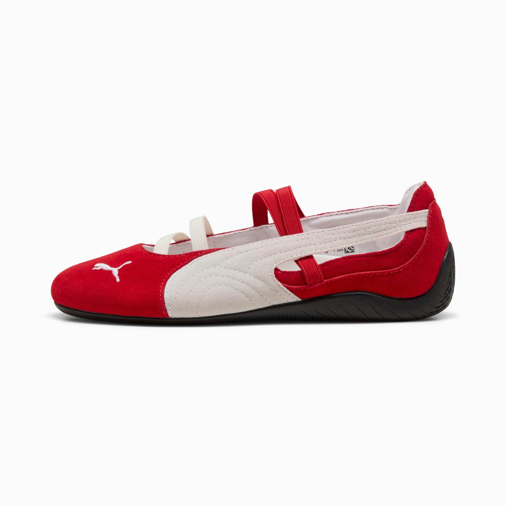PUMA Женские кроссовки-балетки Speedcat Suede, красный